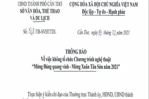 Cần Thơ dừng chương trình nghệ thuật và bắn pháo hoa đêm 30