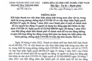 Cần Thơ: 1 huyện bị kiến nghị xử lý sai phạm hơn 450 triệu sau thanh tra