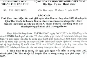 Cần Thơ: Chi tiết các chủ đầu tư giải ngân vốn đầu công ‘0 đồng’