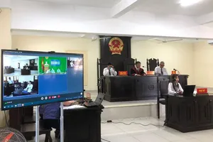 TAND TP Cần Thơ lần đầu tiên xử án trực tuyến