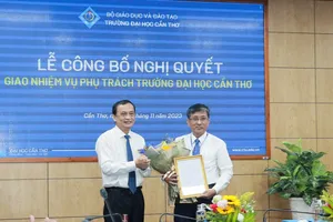 PGS.TS Trần Trung Tính phụ trách Trường ĐH Cần Thơ 