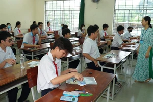 Hôm nay, hơn 14.600 học sinh ở TP Cần Thơ dự thi tuyển sinh lớp 10