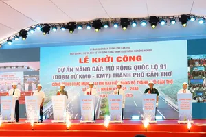 TP Cần Thơ: Khởi công dự án nâng cấp, mở rộng 7km của Quốc lộ 91