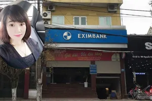 Eximbank huyện Đô Lương và bà Nguyễn Thị Lam (ảnh nhỏ) - Ảnh: VNN