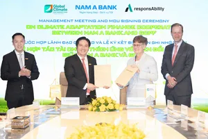 Nam A Bank và GCPF hợp tác xây dựng khung tài chính ứng phó biến đổi khí hậu từ 2026