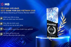 MB được vinh danh là 'Best Bank For ESG Vietnam 2025' bởi Global Banking & Finance Review