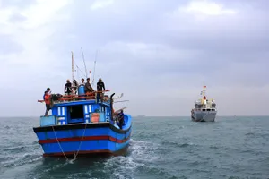  7 ngư dân gặp nạn ở Trường Sa trở về Bình Định