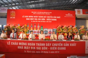 Bia Sài Gòn - Kiên Giang hoàn thành dây chuyền mới