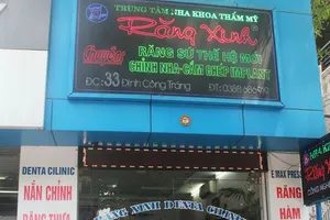 Nghệ An đề nghị xóa sổ 5 cơ sở nha khoa ‘chui’