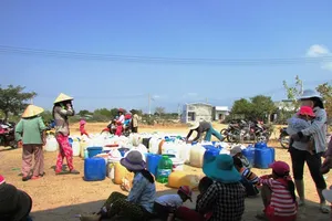 Đem nước sạch về vùng hạn Ninh Thuận