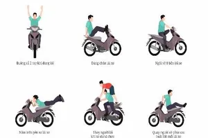 Những lỗi vi phạm giao thông bị tịch thu xe máy từ ngày 1-8