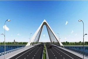 Nón Huế đạt giải nhất thi kiến trúc cầu vượt sông Hương