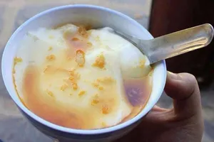 Thơm ngọt đậu hũ nước đường Nha Trang