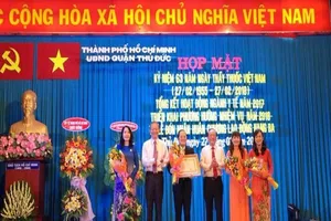 BV quận Thủ Đức đón nhận Huân chương Lao Động hạng Ba