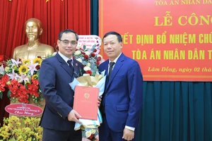 Chánh án TAND huyện Đức Trọng làm Phó Chánh án TAND tỉnh Lâm Đồng