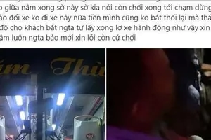 1 cô gái tố tài xế sàm sỡ trên mạng xã hội