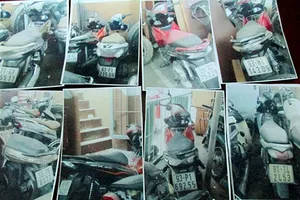 Phá đường dây mua bán xe Airblade, SH bằng giấy giả