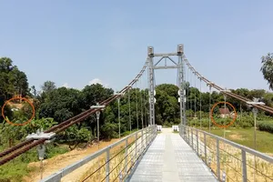 Tổng Cục đường bộ báo cáo vụ cầu treo phục vụ hai hộ dân