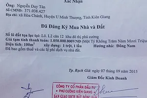 Một cán bộ tuyên giáo Kiên Giang bị bắt vì lừa đảo