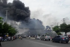 Vũng Tàu: Cháy ở khu vực đường Võ Nguyên Giáp