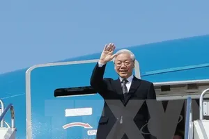 Tổng Bí thư lên đường thăm Liên bang Nga