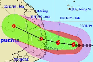 Bão số 6 giật cấp 13 đang cách đất liền 270 km