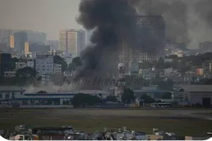 Cháy kho hàng ở khu vực sân bay Tân Sơn Nhất