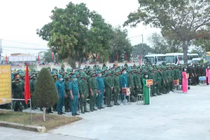 Ninh Thuận: 1.113 tân binh nhập ngũ năm 2021