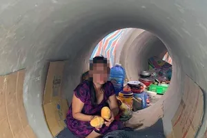 Công an thông tin vụ 'không có chỗ trọ, phải ra ống cống' ở Bình Chánh