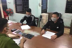 Lần theo tờ rơi, Hình sự TP Quảng Ngãi bắt 2 người cho vay lãi nặng