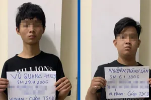 Băng nhóm dùng mã tấu chém người cướp tài sản ở TP.HCM