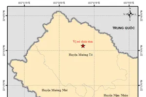 Động đất 4,4 độ richter ở Lai Châu