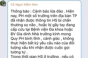 Nhiều phụ huynh Đà Nẵng nhận cuộc gọi 'con bị chấn thương chuyển tiền mổ gấp'