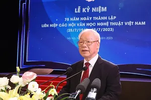 Tổng Bí thư: ‘Nghệ sỹ phải tham gia tích cực và có trách nhiệm vào các nhiệm vụ xã hội'