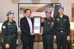 Phó Thủ tướng gặp Tổ công tác đang làm nhiệm vụ tại phái bộ Nam Sudan