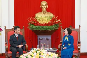 Thường trực Ban Bí thư tiếp Đoàn đại biểu Đảng Dân chủ lập hiến Nhật Bản