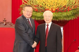 Tổng Bí thư tiếp Trưởng Ban Liên lạc Đối ngoại Trung ương Trung Quốc