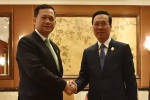 Chủ tịch nước Võ Văn Thưởng tiếp Thủ tướng Campuchia Hun Manet