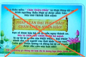 Làm rõ 1 người chặn đường học sinh truyền giảng Pháp Luân Công