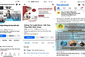 Giả fanpage Cục An ninh mạng, công ty luật để lừa đảo