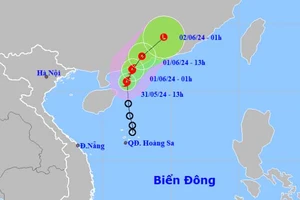 Biển Đông hứng cơn bão đầu tiên của năm 2024