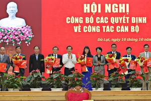 Tỉnh Lâm Đồng điều động, bổ nhiệm nhiều lãnh đạo chủ chốt