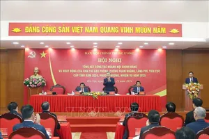 5 nhiệm vụ trọng tâm của ngành nội chính cả nước và Ban Chỉ đạo cấp tỉnh