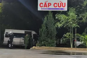 Nhiều công an có mặt ở Bệnh viện II Lâm Đồng