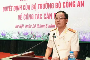 Bộ Công an bổ nhiệm Đại tá Lê Văn Tuân giữ chức Phó Giám đốc Công an Hà Nội