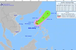 Bão số 4 đã hình thành trên Biển Đông