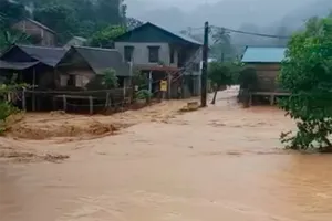 Quảng Trị: Nhiều điểm sạt lở, lũ về sau cơn mưa lớn 