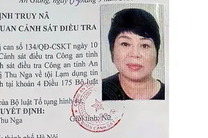 Công an tỉnh An Giang truy nã bị can Nguyễn Thị Thu Nga