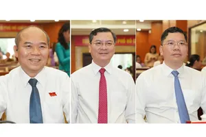 Các ông Trần Văn Bảy, Nguyễn Công Vinh và Hoàng Nguyên Dinh làm Phó Chủ tịch UBND TP.HCM