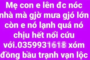 Nghẹn lòng những thông tin cầu cứu trong đêm vì lũ lụt ở Đắk Lắk 